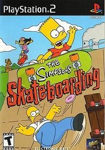 The Simpsons Skateboarding
